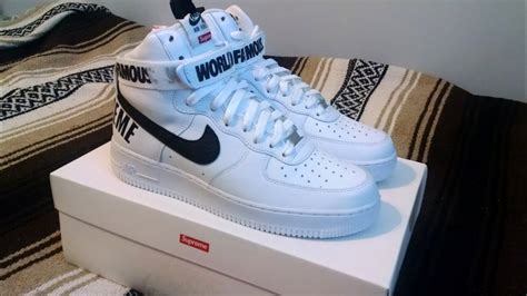 Кроссовки air force 1 low '3m snake'. Supreme x Nike Air Force One White Review HD Authentic AF1 ...