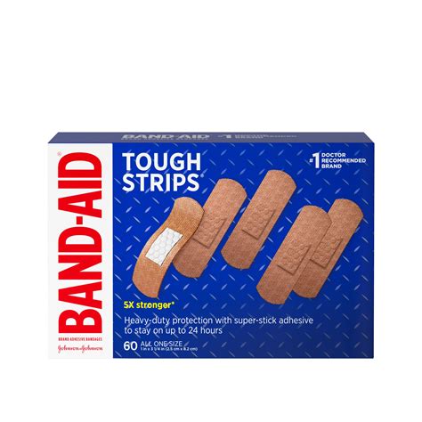 Band Aid® Brand Tough Strips® Heavy Duty Bandages Band Aid® Brand