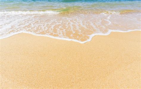 Wallpaper Sand Sea Wave Beach Summer Summer Beach Sea Blue