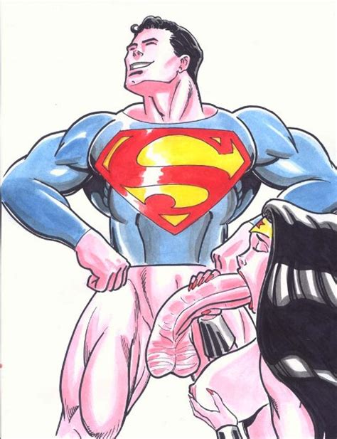Superhero Blowjob Art Superman And Wonder Woman Hentai Sorted By