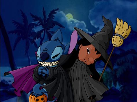 Lilo And Stitch Halloween HD Desktop Wallpapers Free Online
