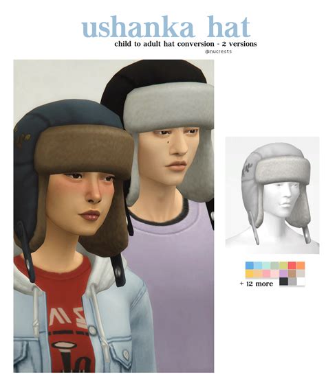 Nucrests Ushanka Hat By Nucrests A Emily Cc Finds