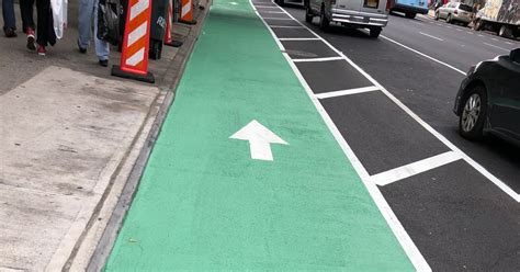 Ev Grieve Bike Lane Paint Returning To 1st Avenue