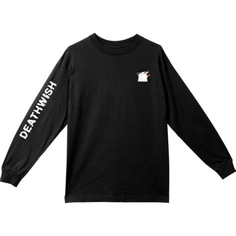 deathwish skateboards killer kill long sleeve skate t shirt black skate clothing from native