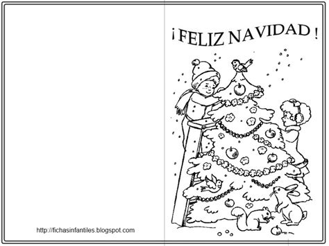 Dibujos De Navidad Tarjetas Papa Noel Y Arbolitos De Navidad Para