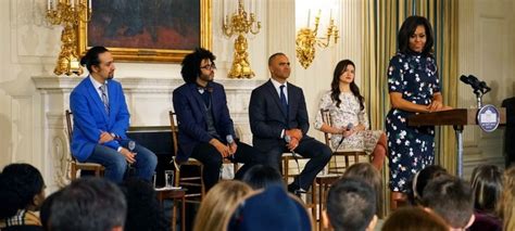 Obamas Host Hamilton Cast At White House Realclearpolitics