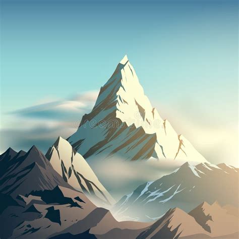 Logotipo De Montaña Símbolo De Montaña Aislado En Fondo Blanco