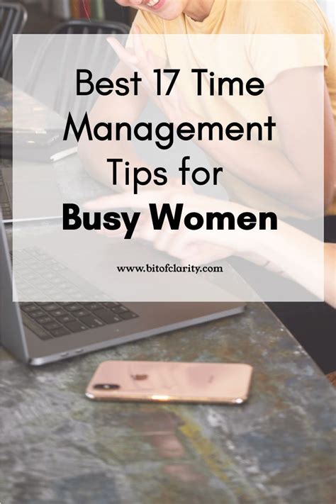 17 Best Time Management Tips For Busy Women Time Management