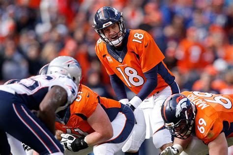 Peyton Manning Denver Broncos Qb Runs For First Down Sports Illustrated