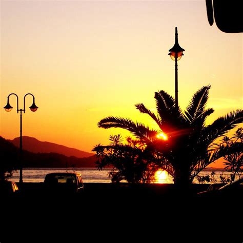 Sunset In Vathi Samos Town By Samos Magazinenl Samos Greek