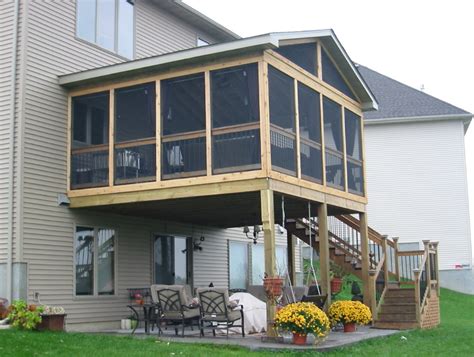 Build A Screened In Porch On Existing Deck Home Design Ideas