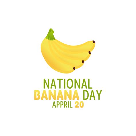 Vector Graphic Of National Banana Day Good For National Banana Day