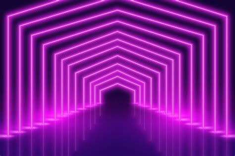 Premium Vector Neon Lights Background Purple Design Purple Design