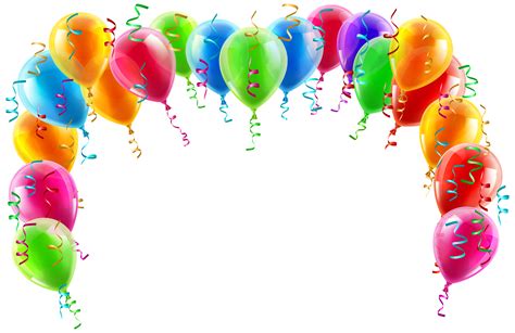 Balloons Clipart Transparent Background Balloon Banner Pictures On