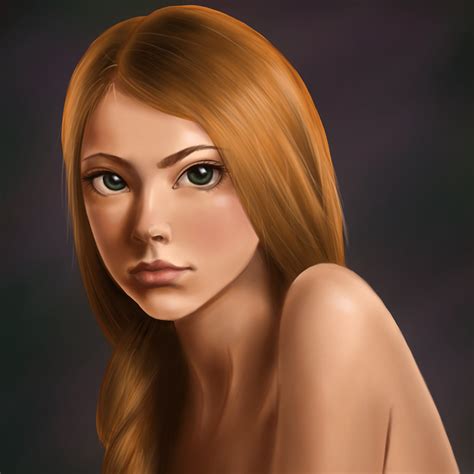 Artstation Semi Realistic Portrait Painting