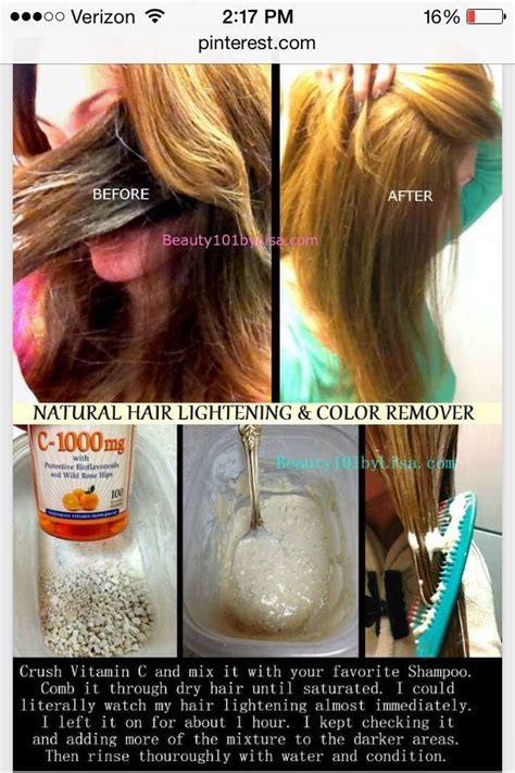 How To Naturally Lighten Your Hair Lighten Hair Naturally How To