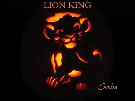 Pumpkin Carving Pumpkin Lion King