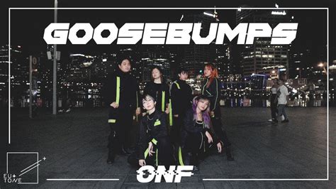 [kpop in public] onf 온앤오프 goosebumps 구스범스 dance cover one take australia youtube