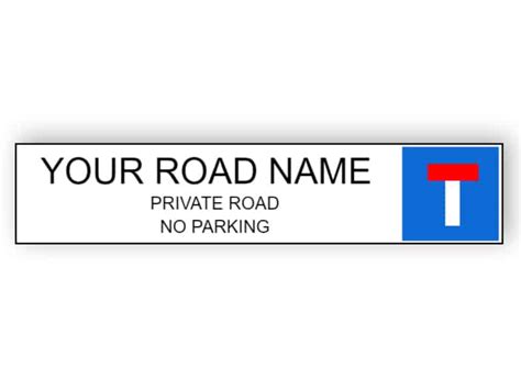 Private Road Sign Easily Edit And Order This Sign Online