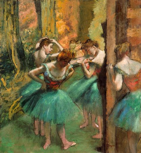 Dancers Pink And Green 1890 Painting By Edgar Degas Fine Art America