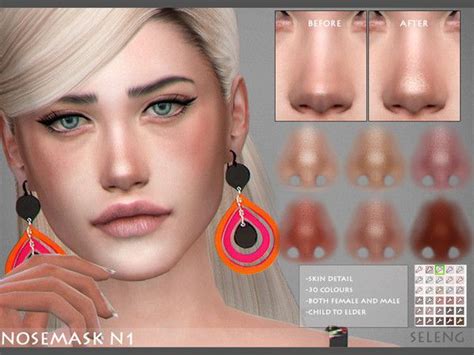 Selengs Nosemask N1 The Sims 4 Skin Sims 4 Cc Skin Sims 4 Cc Makeup