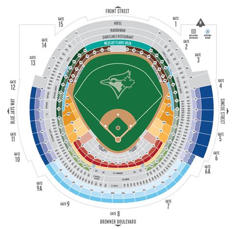 2020 Blue Jays Tickets Flexible Ticket Packs Seating Map Game Times