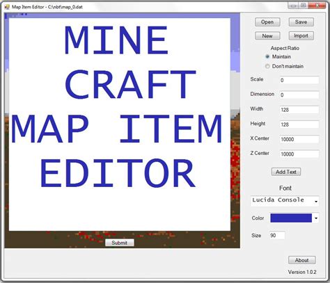 Minecraft Map Item Editor Addon Indie Db