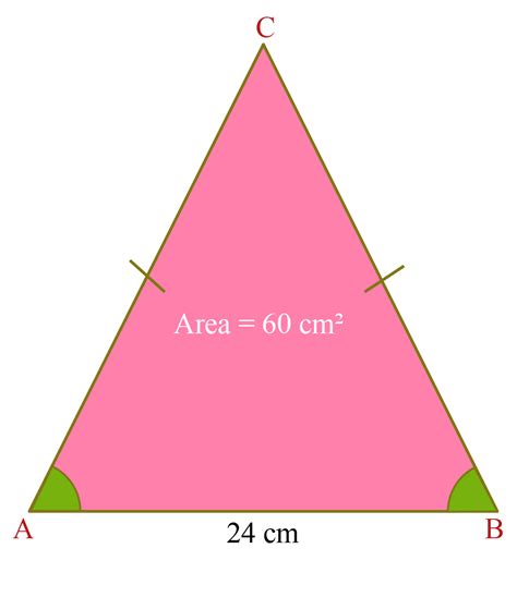 Area Of Isosceles Triangle Formula With Examples Teac