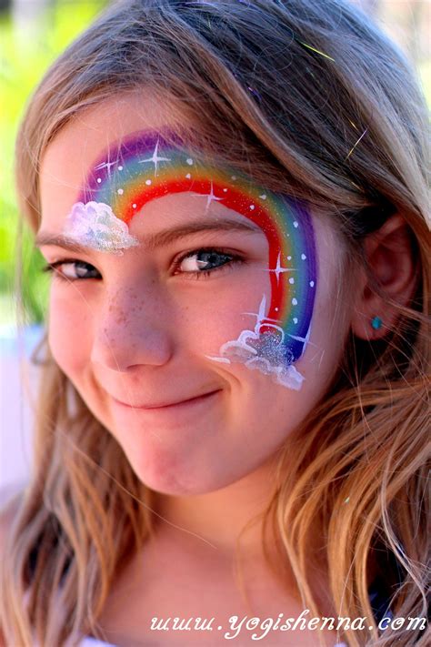 View Face Painting For Kids Rainbow Png Paint