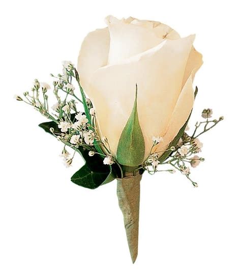 Classic Single Rose Boutonniere In San Diego Ca House Of Stemms