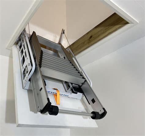 Electric Loft Ladders Neon Installs Skylark Electric Attic Stairs