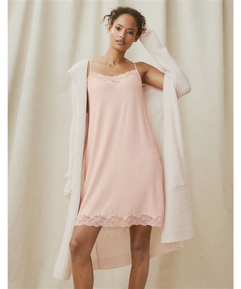 Ribbed Pointelle Nightgown Nightgowns The White Company Us