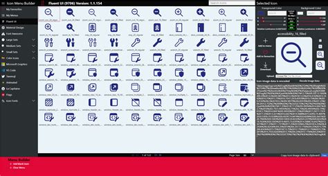 Fluent Ui Icons Powerapps Icon Menu Builder V2