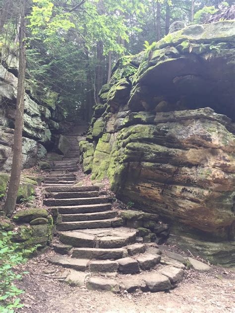 The Ledges Trail At The Cuyahoga Valley National Park In Peninsula Ohio