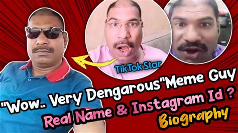 Wow Very Dangerous Meme Guy Nametiktok Instagram Id And Full Life Story Ayub Khan Meme Youtube