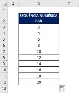 Como criar sequência numérica no Excel Max Planilhas