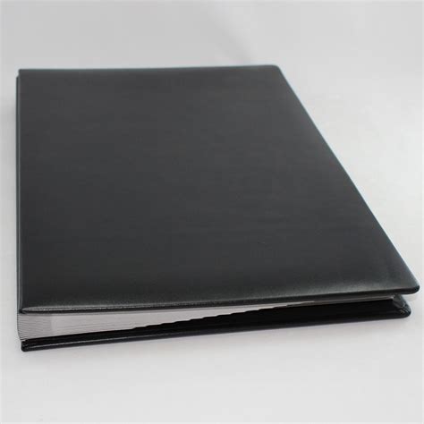 Signature Folder Made Of Smooth Full Grain Leather In Black