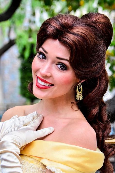 Belle Disney Princess Makeup Hairstyles Theme Disney Princess Cosplay