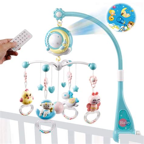 Generic Baby Musical Mobile Crib With Music And Lights Timing Function
