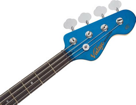 Vintage V Reissued Bass Bbl Bayview Blue Muziker