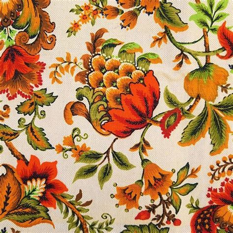 Floral Print Upholstery Fabric Lunarable Floral Fabric By The Yard