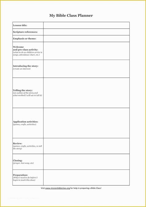 Free Printable Lesson Plan Template Blank Of Blank Pe Lesson Plan