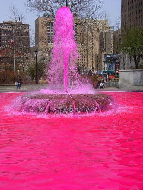 Pink Thing Of The Day Pink Fountain At Love Park Philadelphia The