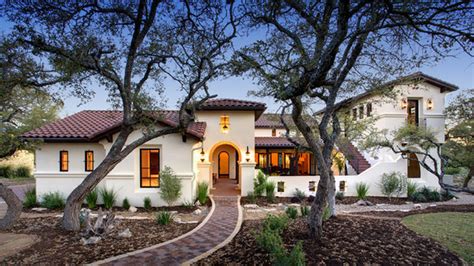 House plans for hacienda style homesmodern home design. Spanish Hacienda - Mediterranean - Exterior - Austin - by ...
