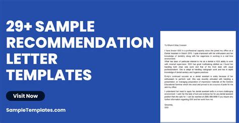 Free 29 Recommendation Letter Templates In Ms Word Recommendation