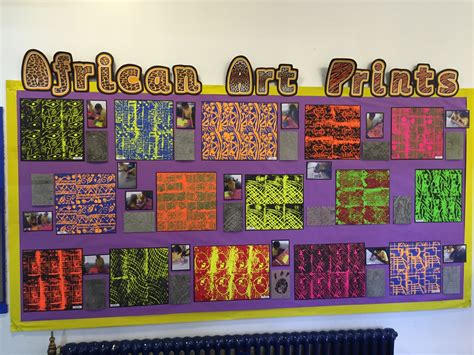 African Art Prints St Marks C Of E Primary School