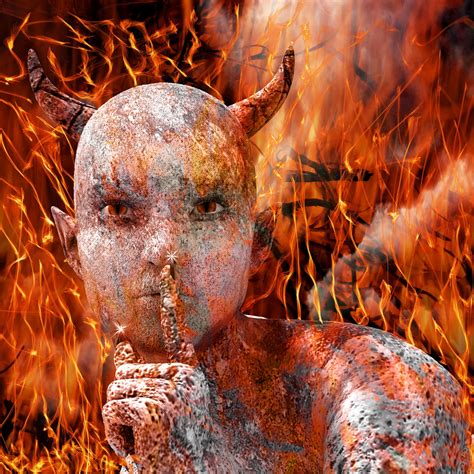 Devil In Hell Free Stock Photo - Public Domain Pictures