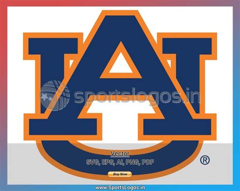 Auburn Tigers 1971 NCAA Division I A C College Sports Vector
