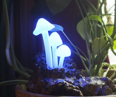Glowing Led Mushroom Log Lamp 8 Steps With Pictures Instructables