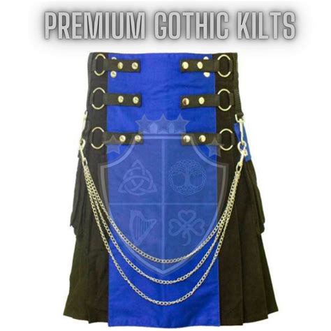 Scottish Kilts For Men Gothic Kilts Premium Scottish Etsy Canada In